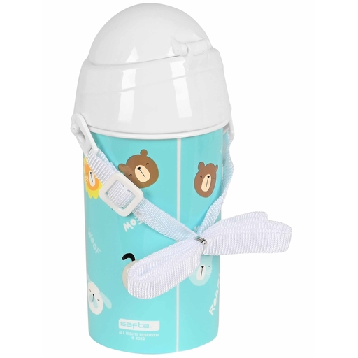 Garrafa para cães com canudo, 500ml, 20cm