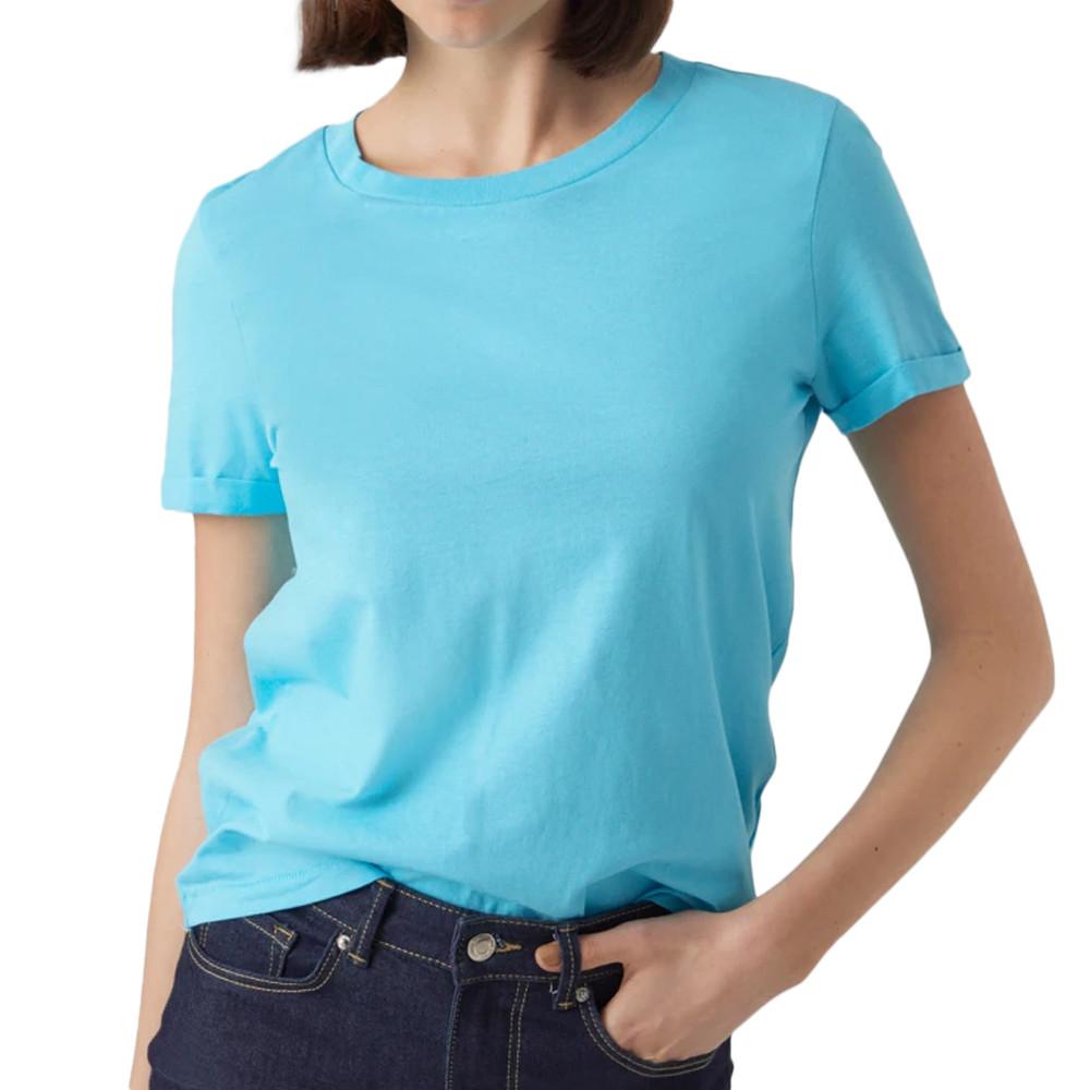 Vero Moda T-Shirt Bleu Femme Vero Moda Paula