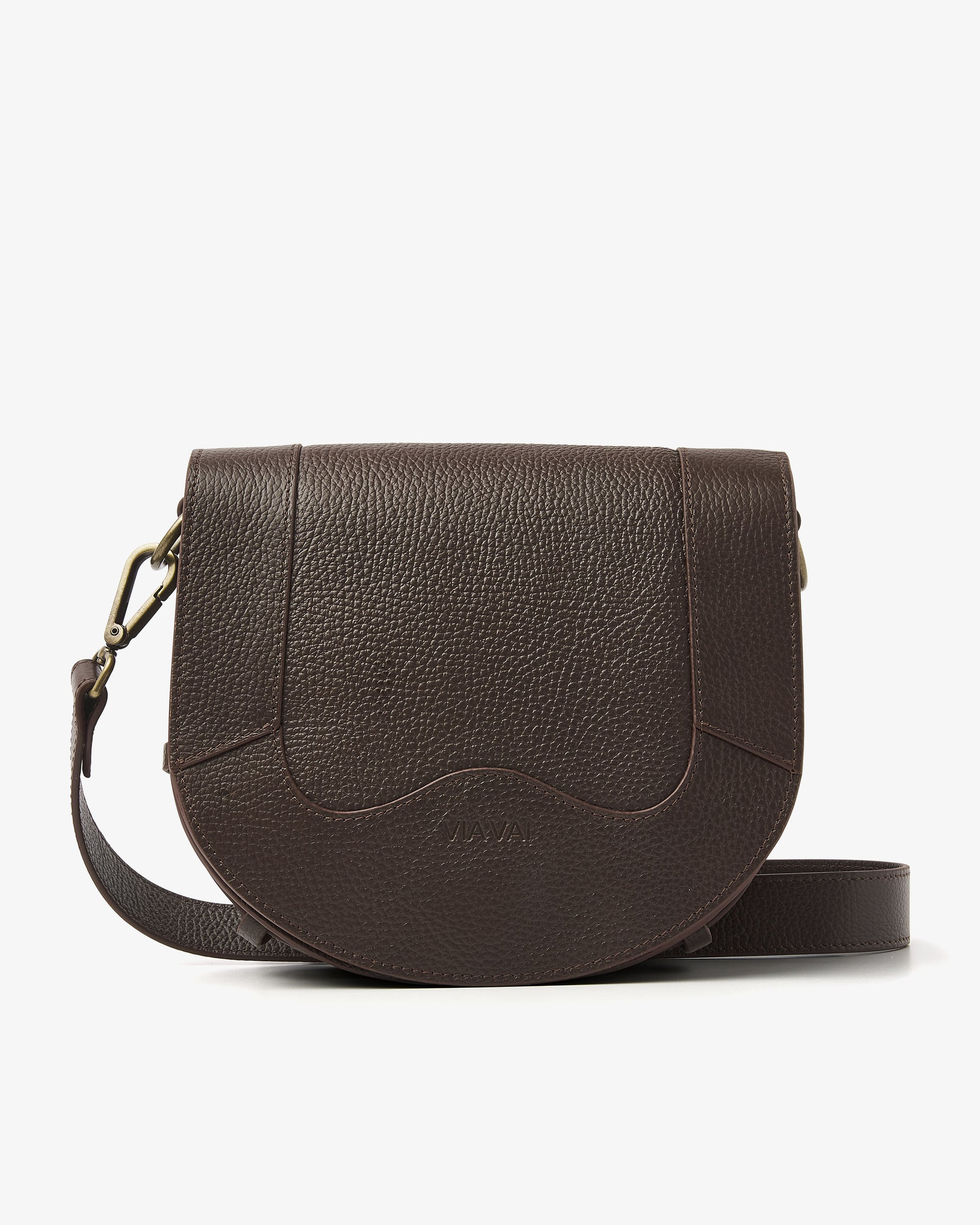 VIA VAI bruine crossbody tas Mae Lizzy
