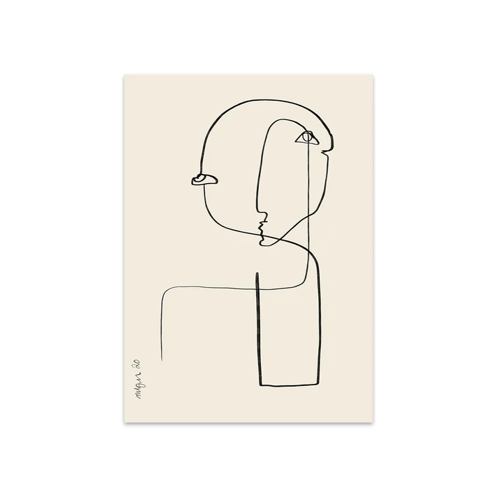 The Poster Club - Sculpture No. 02 von Robin Ahlgren, 50 x 70 cm