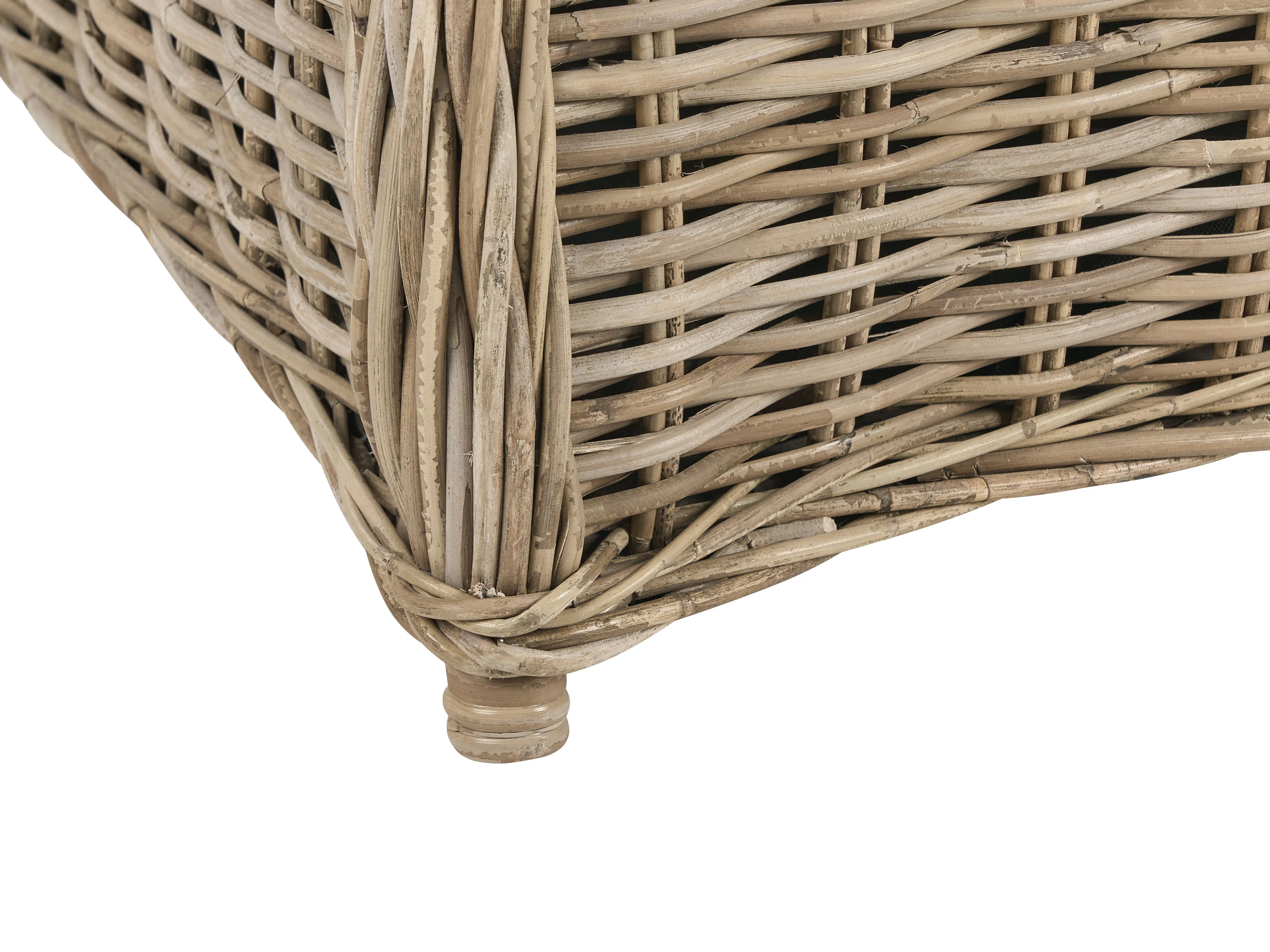 Tuinbank met zitkussen SUSUA 150 cm Rotan Natuurlijk