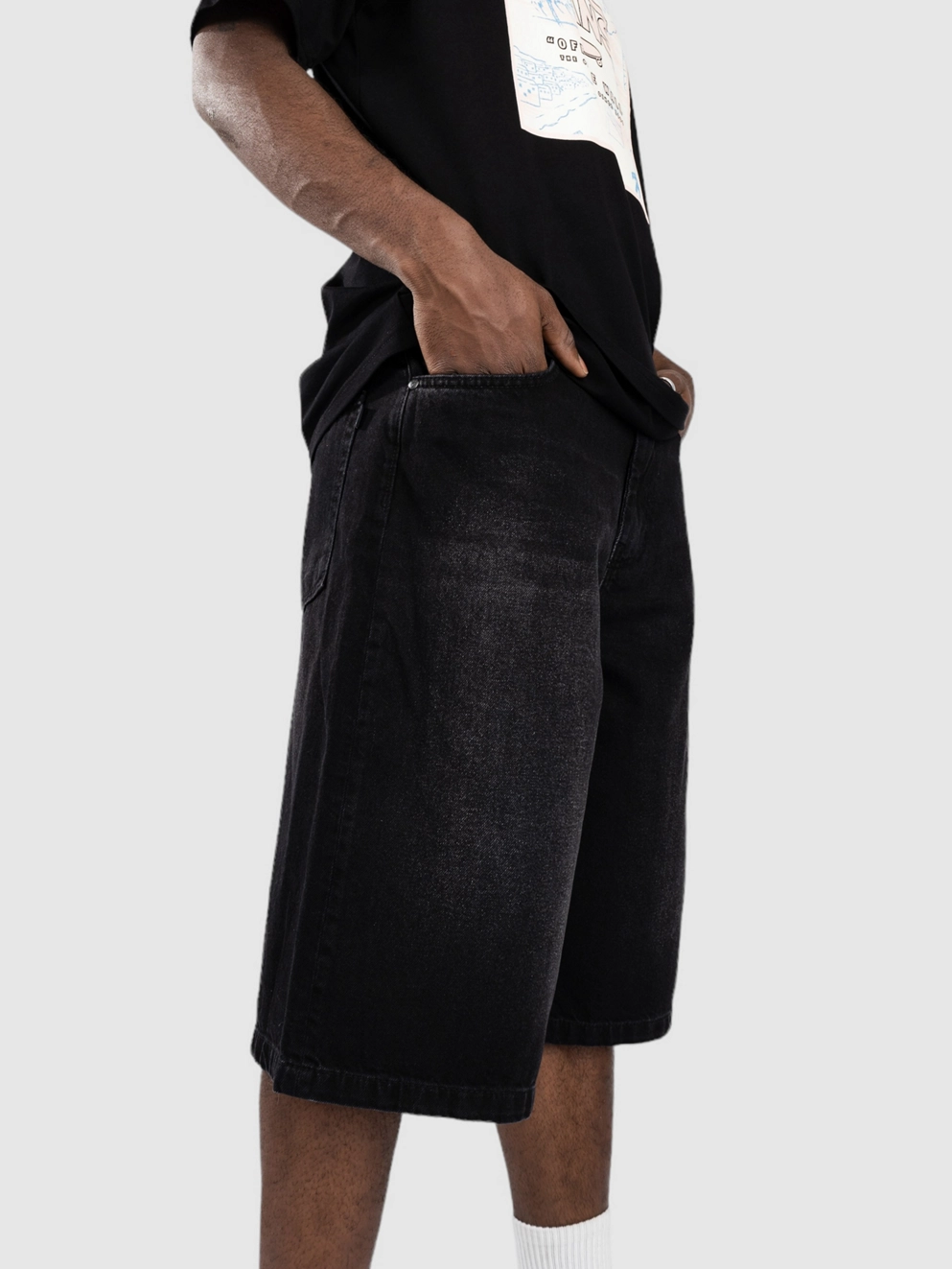 REELL Belmont Shorts black wash
