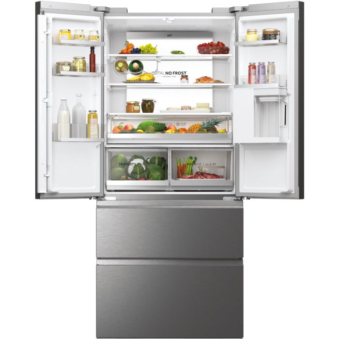 Haier Side-by-Side Multi Door French Door 83 SERIE 7 HFW7819EWMP Platinum Inox - Interner Wassertank