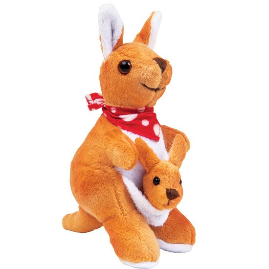 Peluche Kangourou   Orange        de               Braun