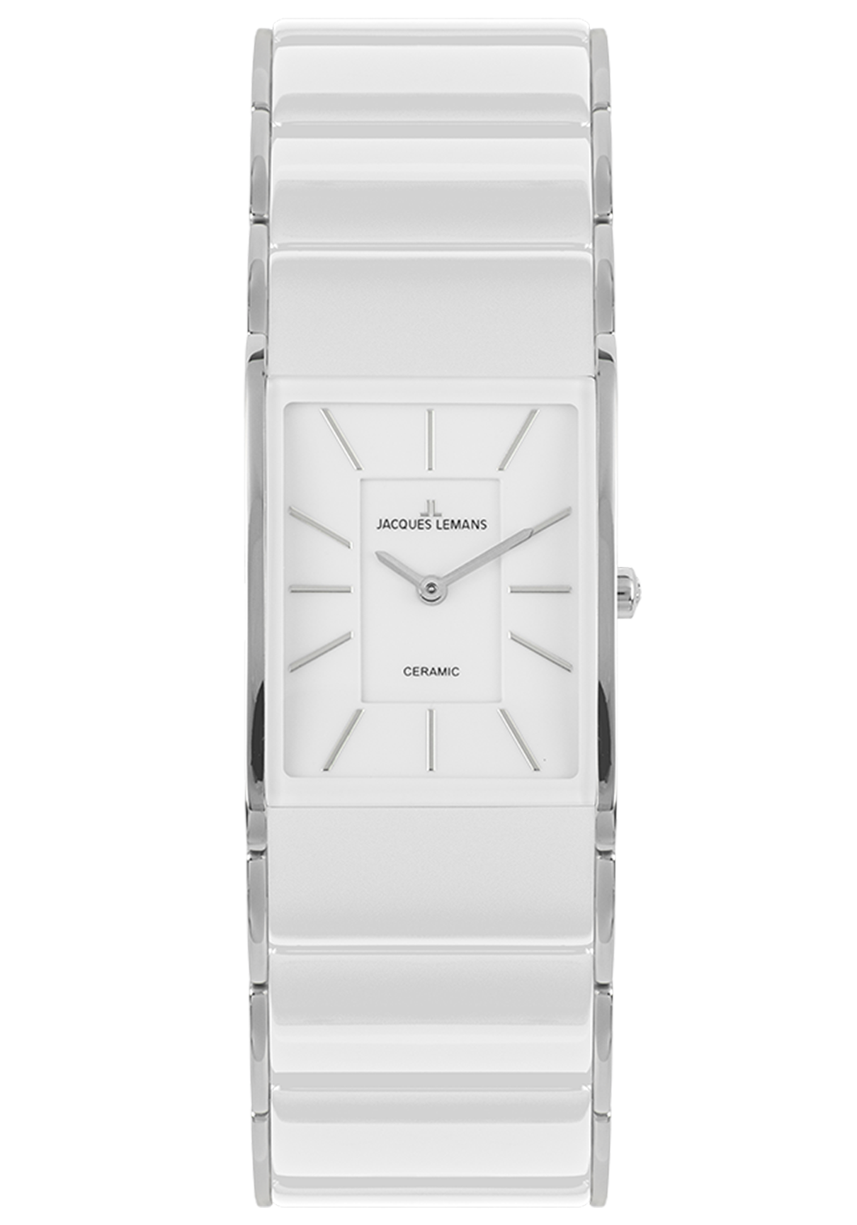 Jacques Lemans Damenuhr Dublin HighTech Ceramic weiß