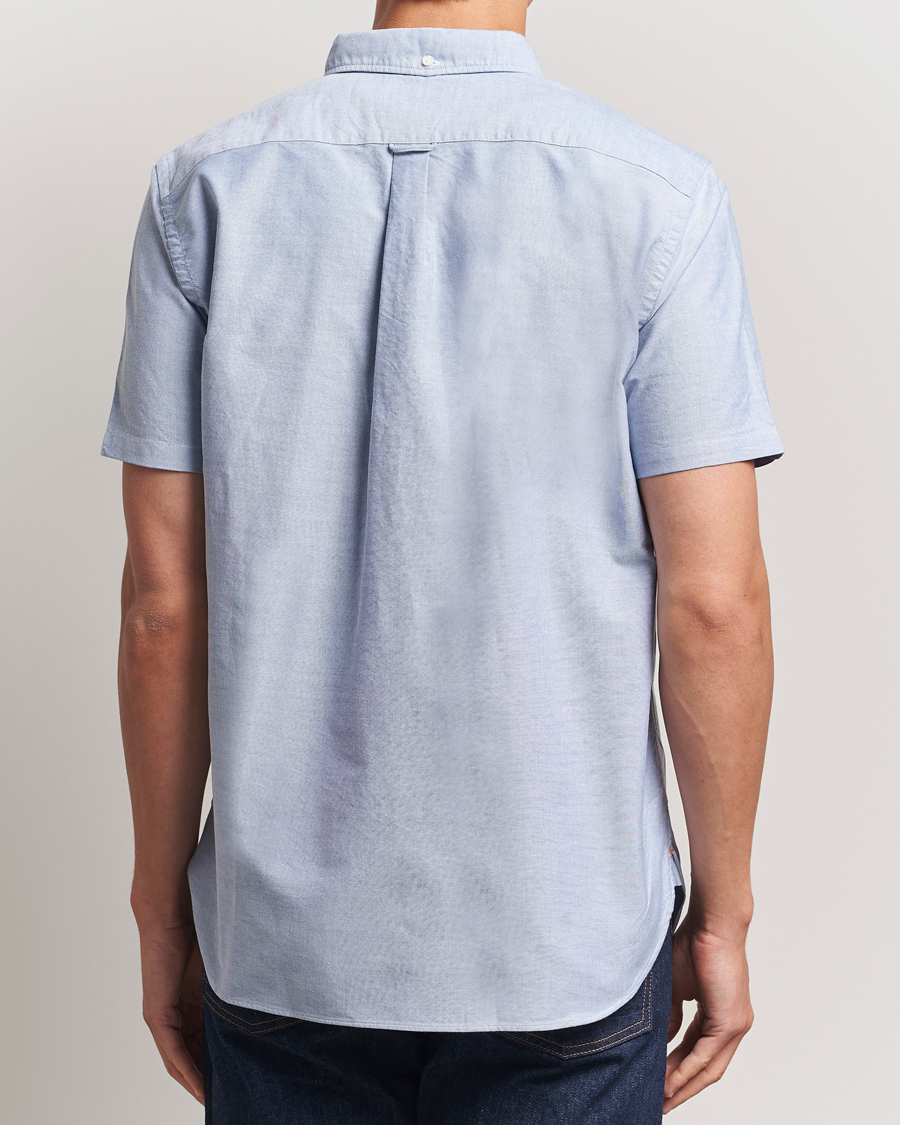 BEAMS PLUS Short Sleeve Oxford Shirt Light Blue