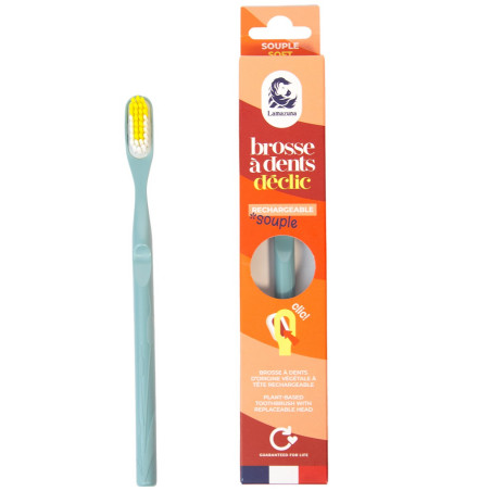 Lamazuna Brosse à dents rechargeable Bleu orage - Souple