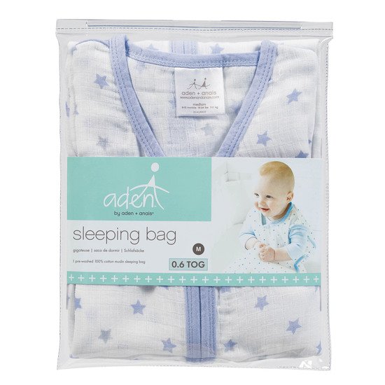 Sac Nid Cosy Léger 1 TOG   Dusty Stars        0-6 mois   de               aden + anais essentials