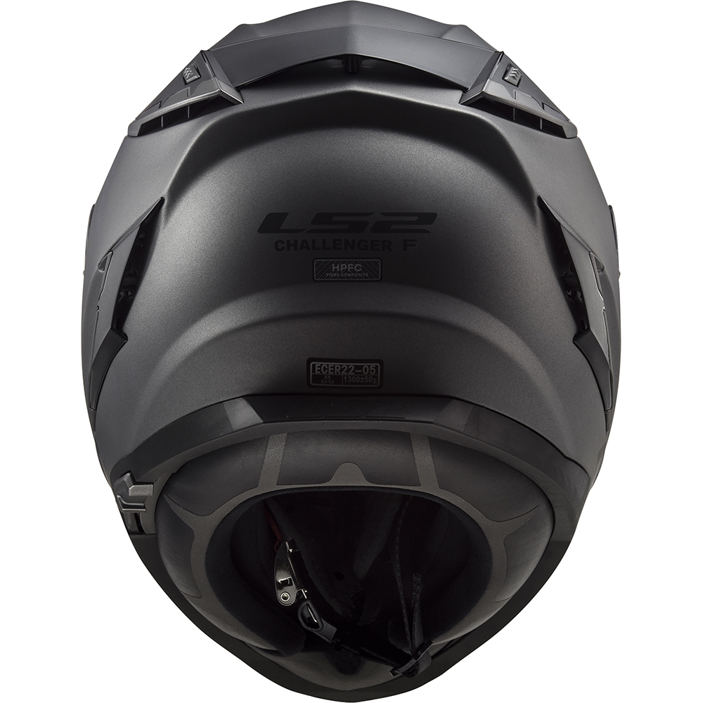 LS2 - Casque FF327 Challenger Solid Gris Mat