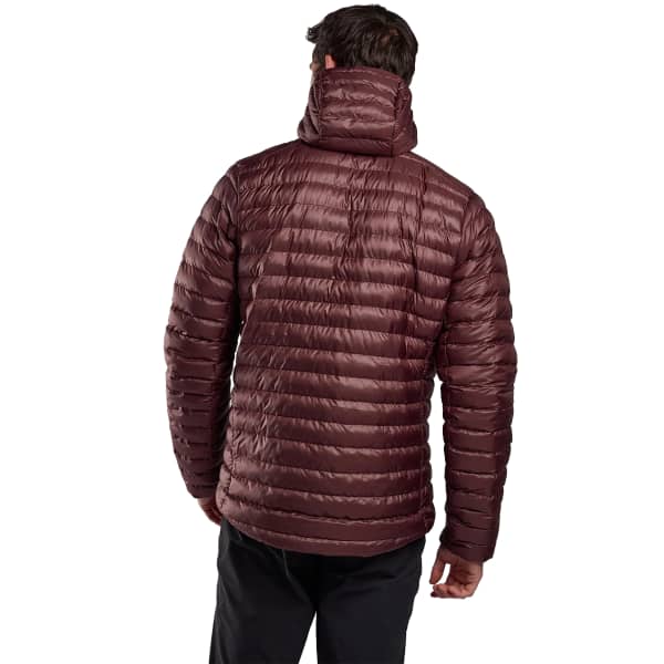 Doudoune randonnée MONTANE ICARUS HOODIE DARK GARNET