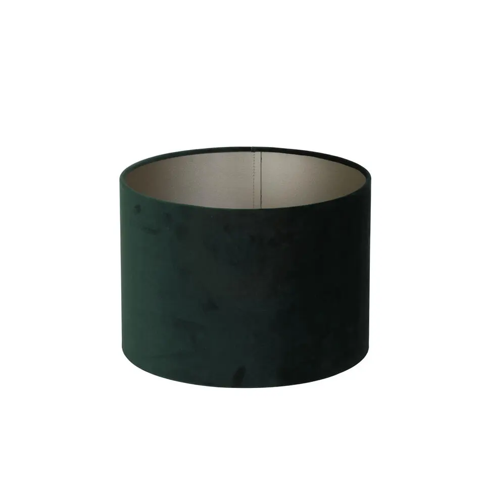 Cilinder Lampenkap Velours - Dutch Green - Ø30x21cm