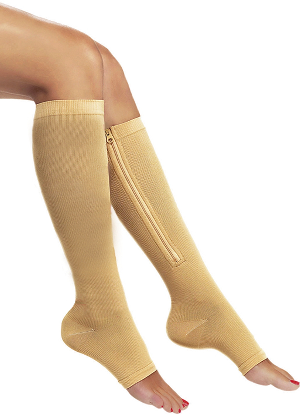 Zip Sox Kompressionsstrümpfe mit Reißverschluss