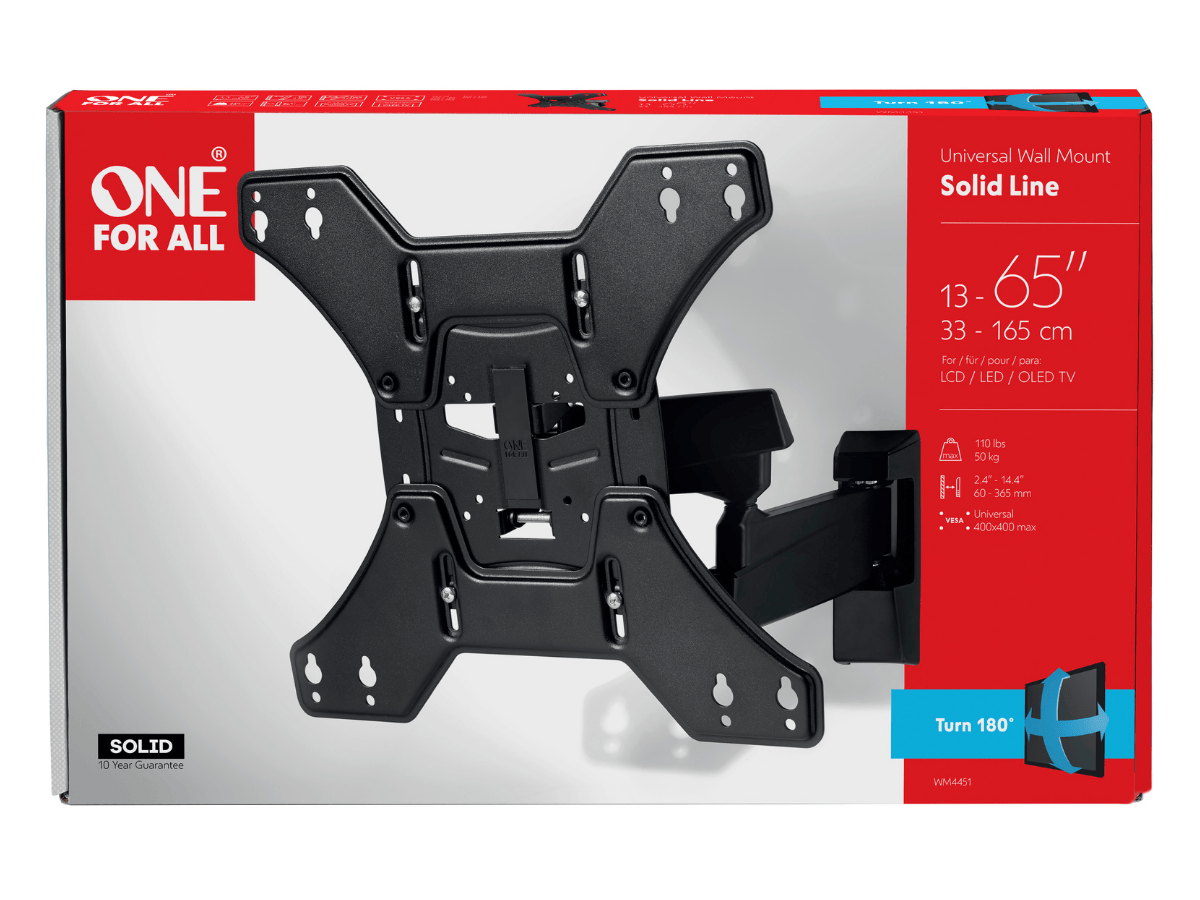 One For All Solid Turn 180° TV Beugel - 13 tot 65 inch