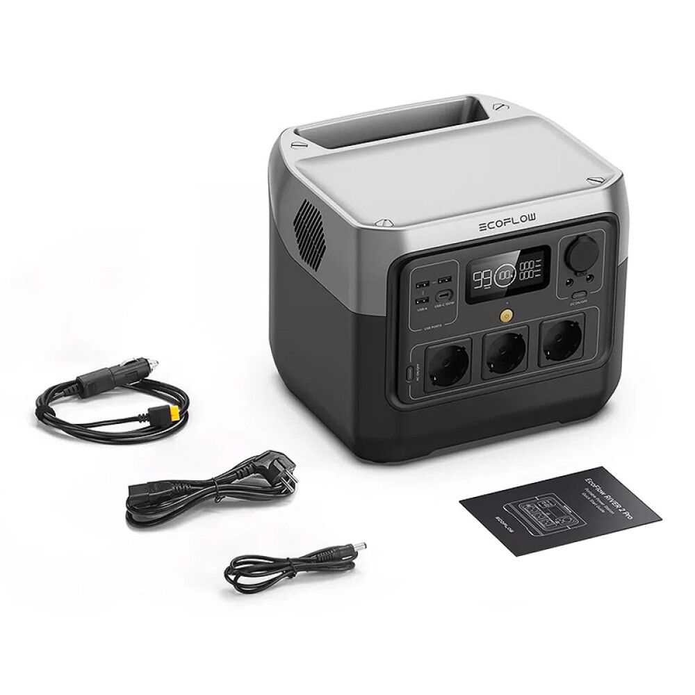 STRØMSTASJON ECOFLOW RIVER 2 PRO 800W
