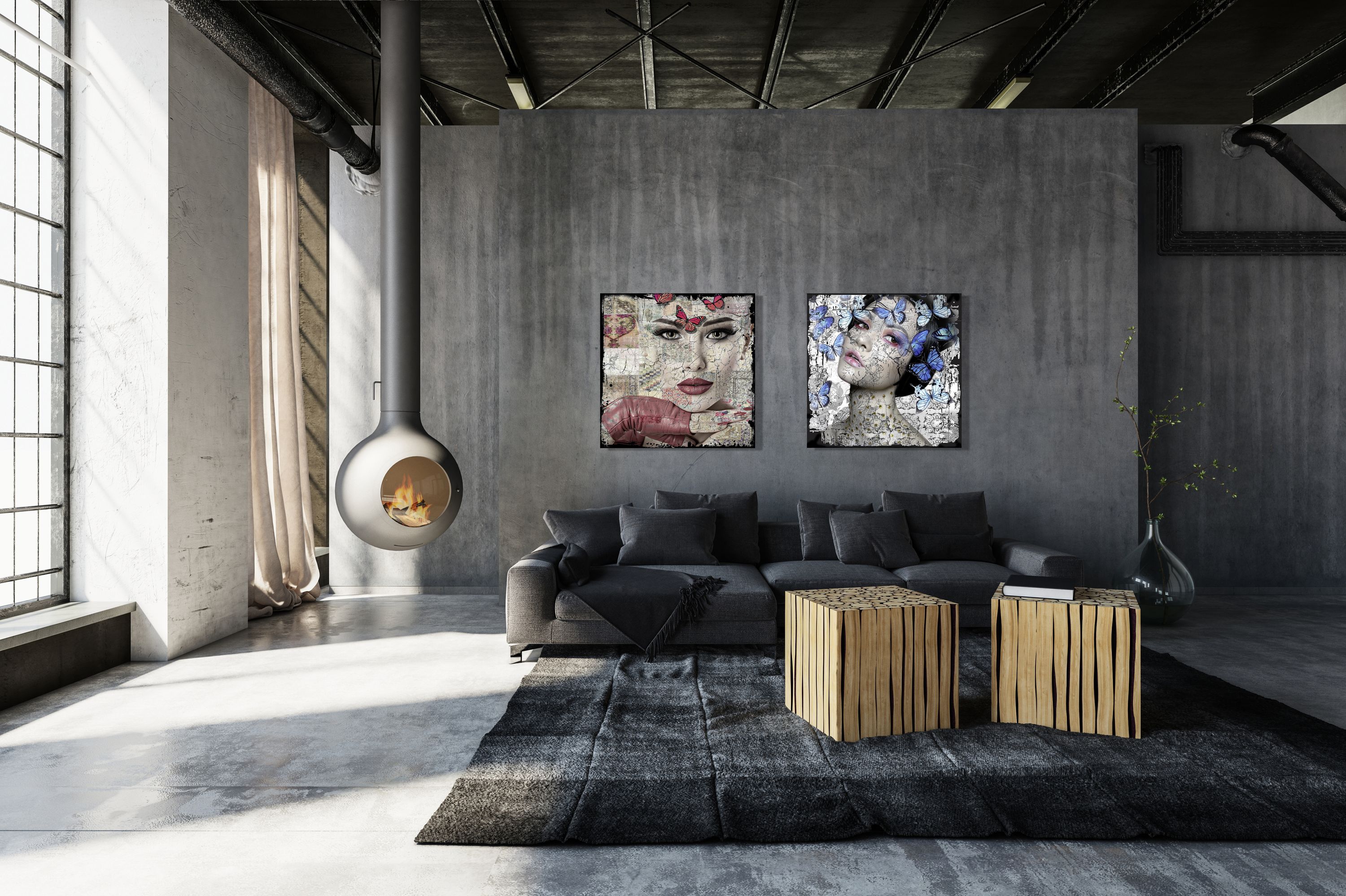 Bild Leather-Dibond JUST ME