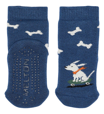 Melton Socken - Eislaufhund - Anti-Slip - Stimmt Navy
