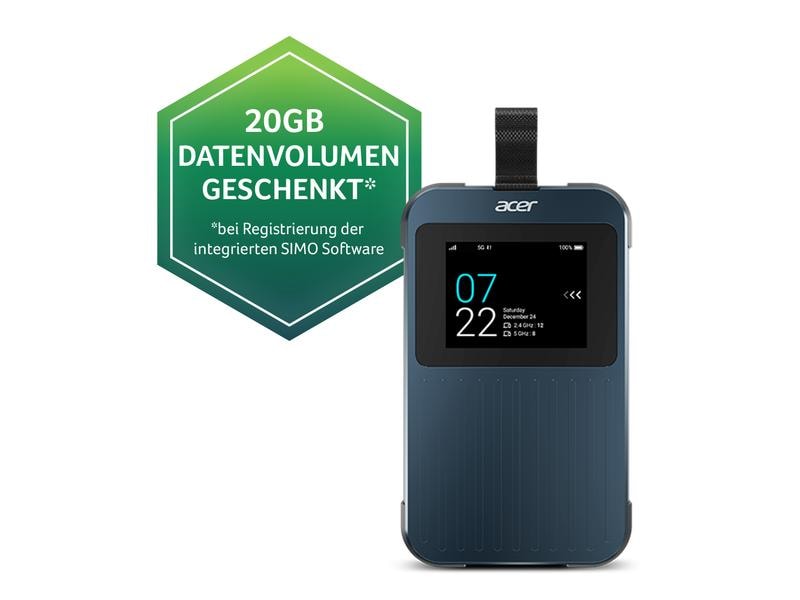 Acer 5G Hotspot Connect Enduro M3 inkl. 20 GB Datenpaket M3 Enduro Hotspot