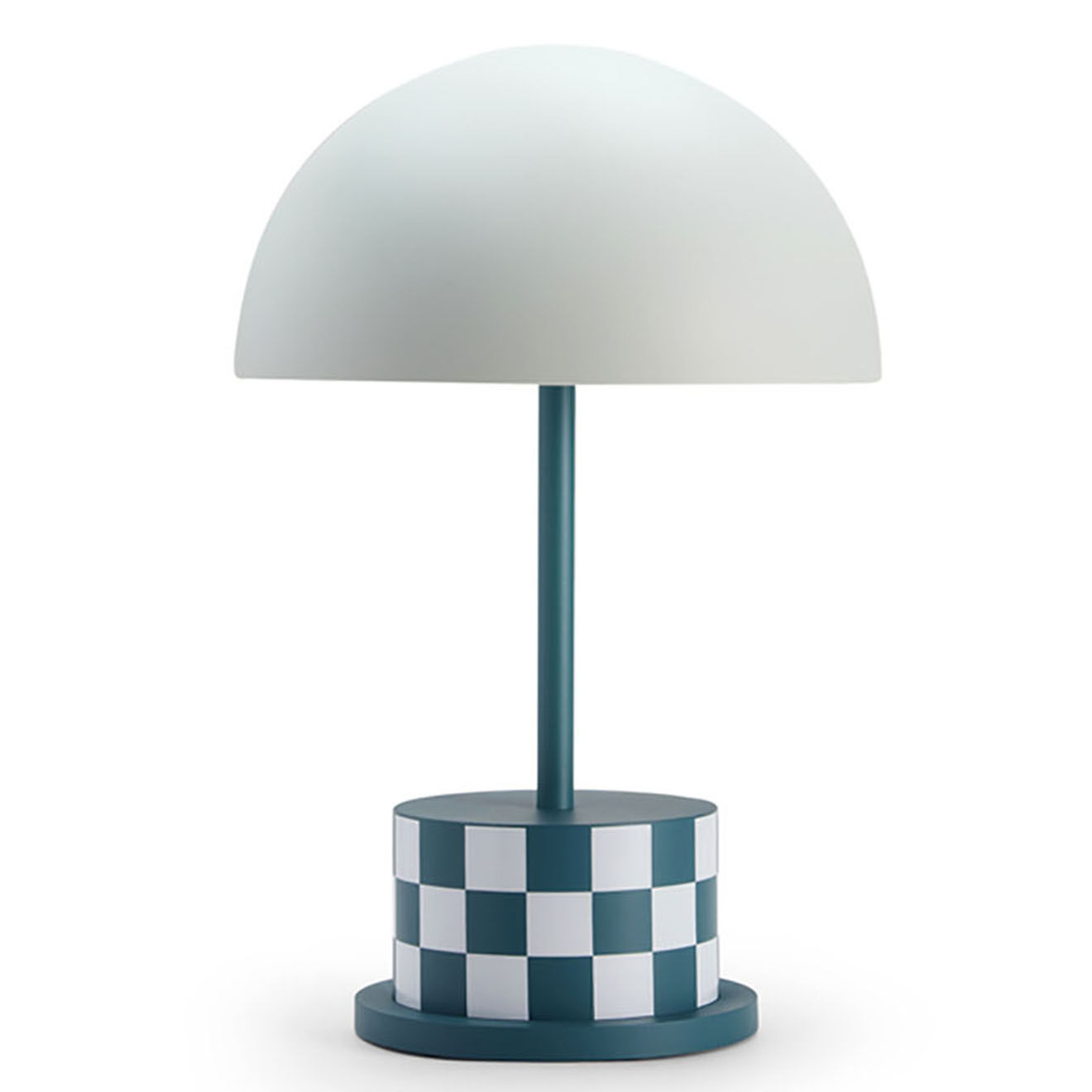 Printworks Lampe Portable Riviera vert/blanc - 19.3x19.3x27.8 cm