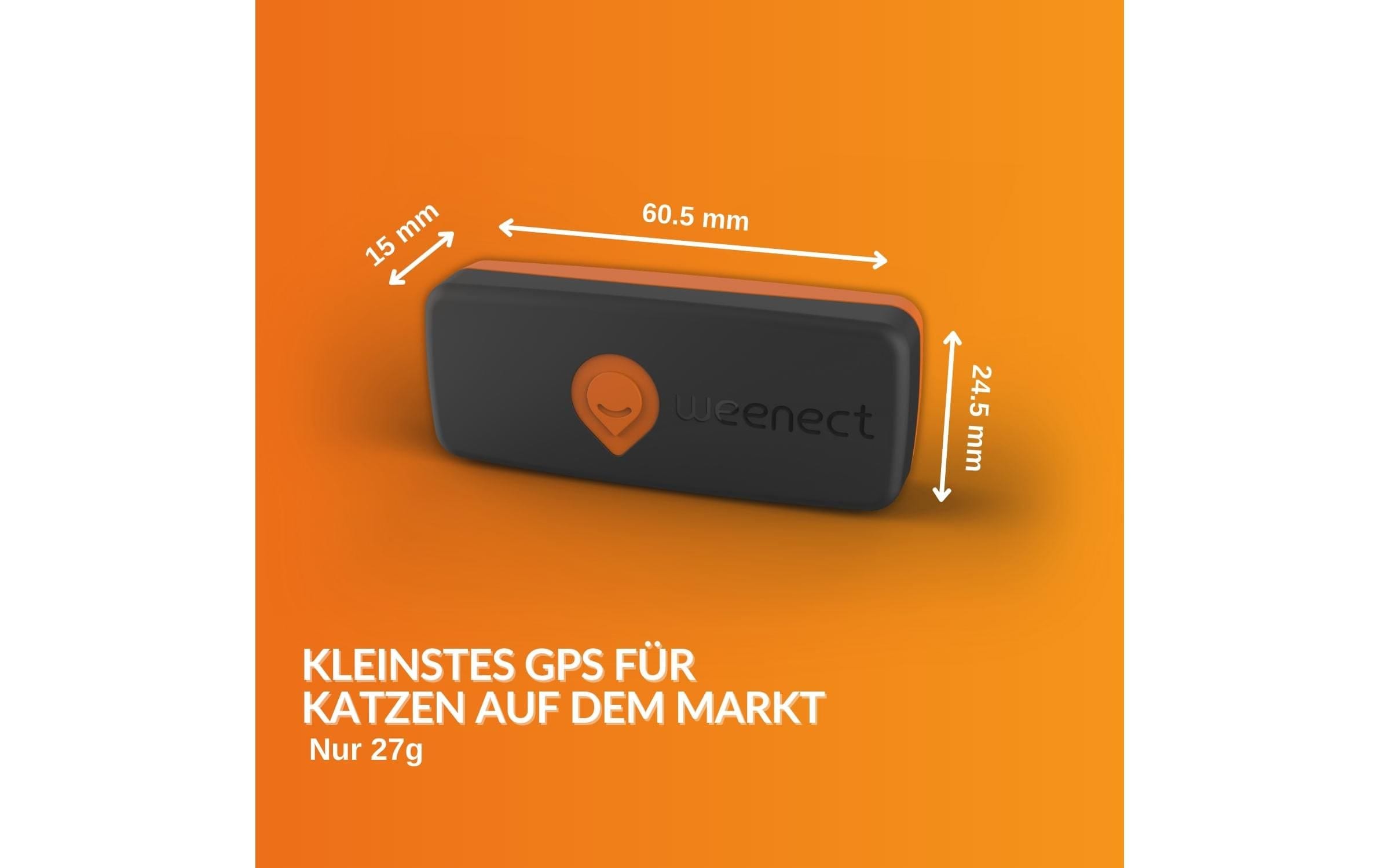 GPS-Tracker »Weenect XS für Katzen Schwarz«