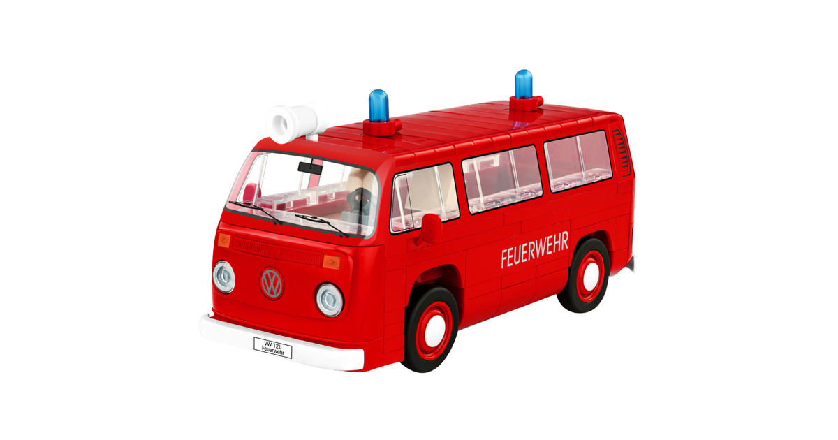 COBIVolkswagen T2b Brandweerwagen Constructiespeelgoed  (Schaal 1:35)