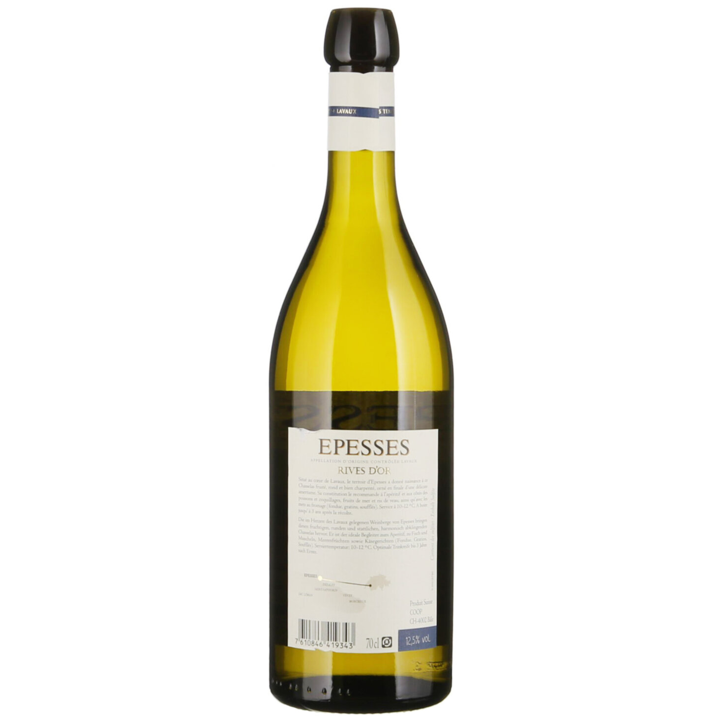 Epesses Rives d'Or, Les Terrasses de Lavaux AOC -70cl