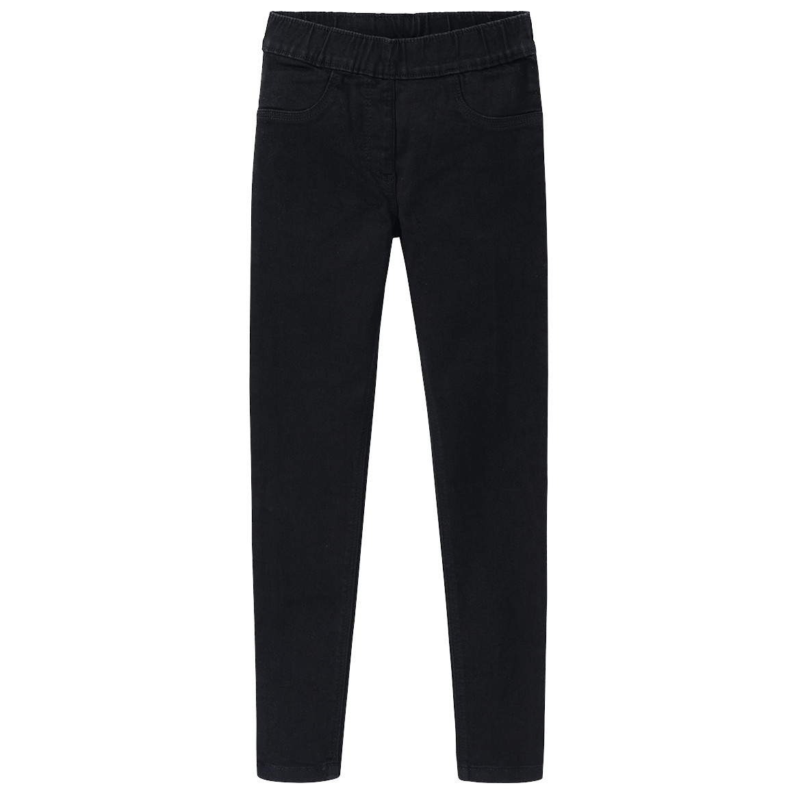 Famy Mädchen Jeggings mit Stretch-Bund schwarz