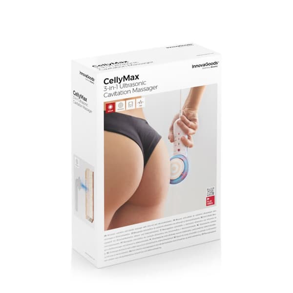 3-i-1 Ultrasonisk Kavitasjon Anti-cellulitemassasjer med infrarød og elektrostimulering CellyMax InnovaGoods