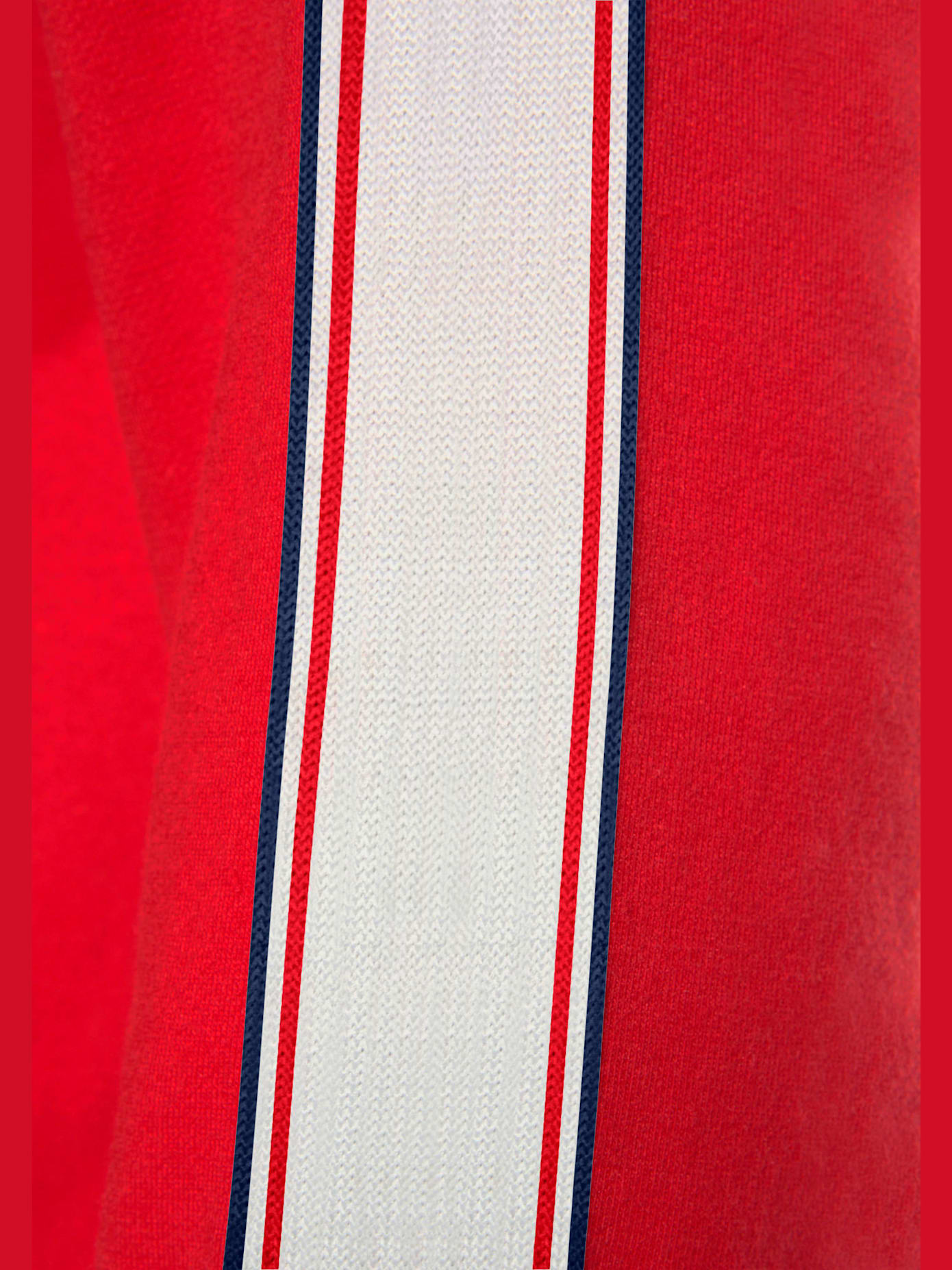 Veste sweat veste à col montant et rayures
