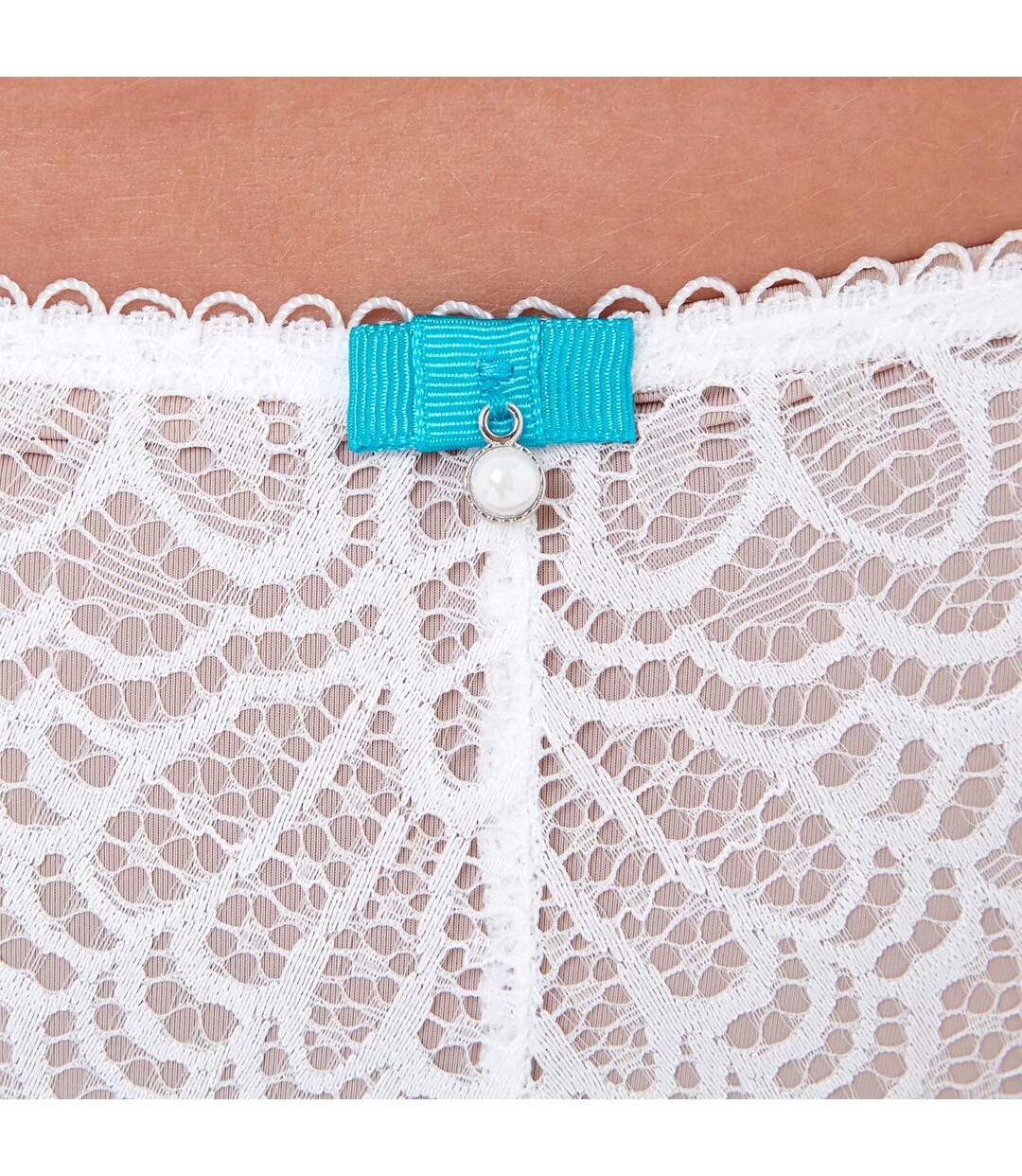 Culotte ivoire/turquoise Sweet Heart
