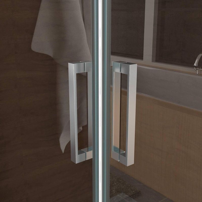 BWS - Kwartronde Douchecabine - 100x100 cm - 8 mm - NANO Coating - 2 Deuren