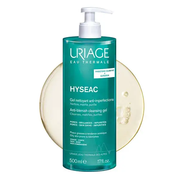 Uriage Hyséac Gel de Limpeza Anti-Imperfeições 500ml