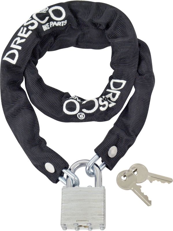 Dresco - Kettingslot - 90cm - Ø5mm - Inclusief 2 Sleutels