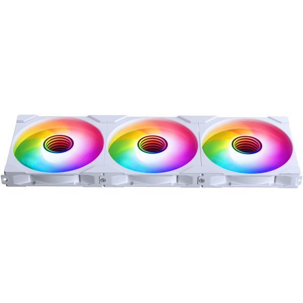 Phanteks M25 Gen2 140mm PWM Fan Reversed Airflow DRGB Branco (Pack 3) PH
