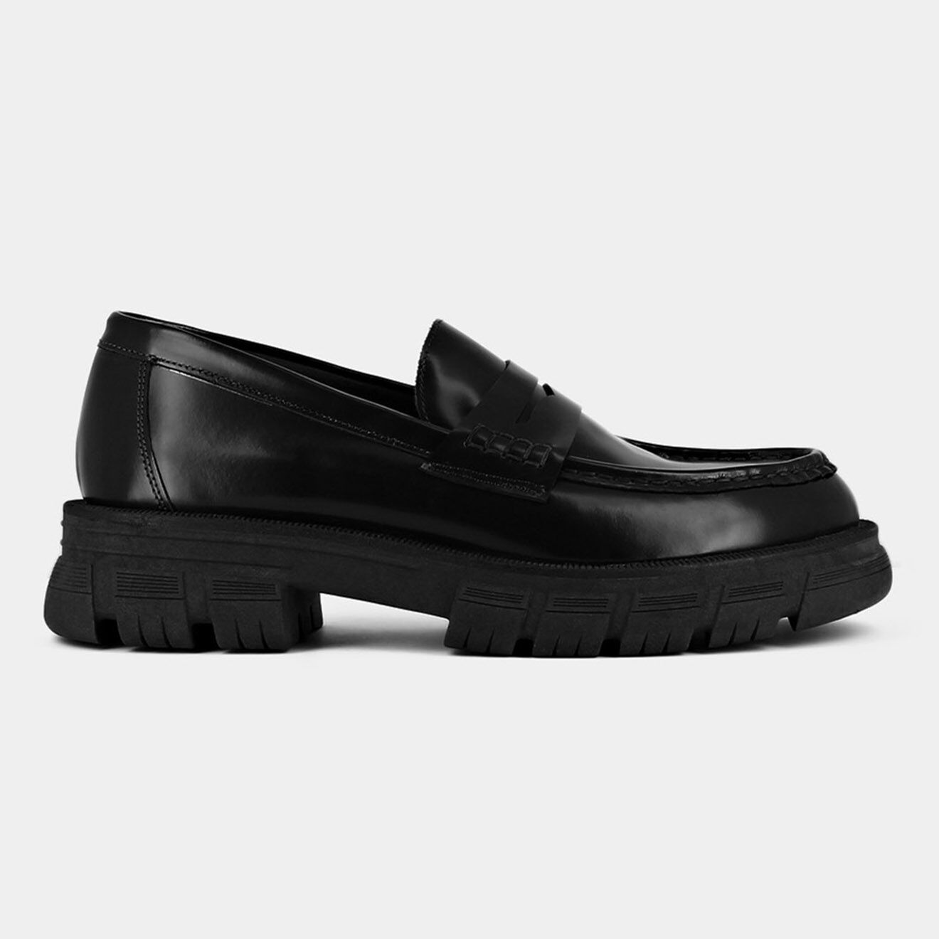 Jonak Mocassins en Cuir Diaquo noirs - Talon 4.5 cm
