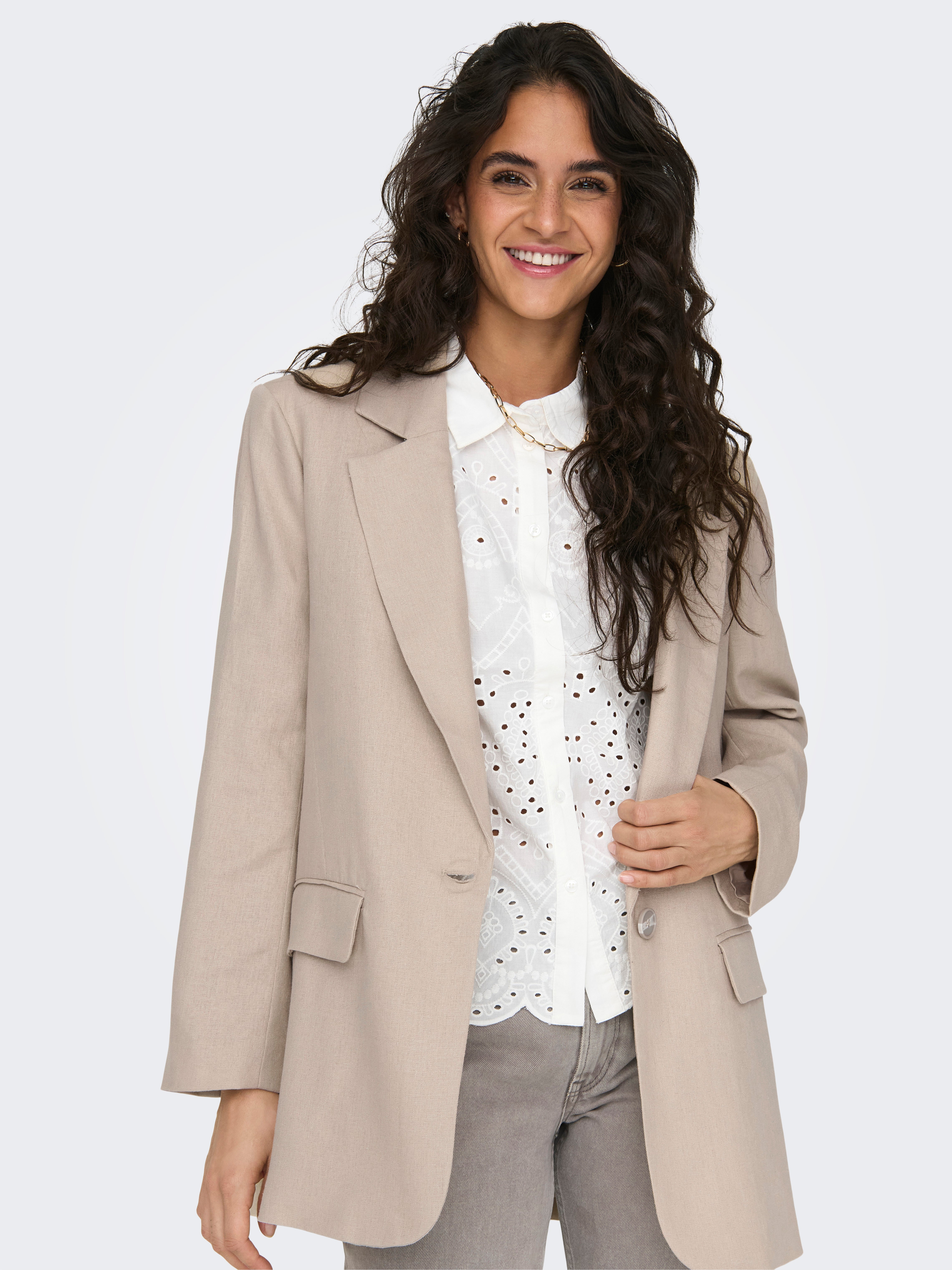 ONLCARO-LANA Blazer Oxford Tan