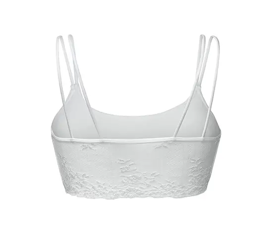 Seamless-Bustier mit Spitze