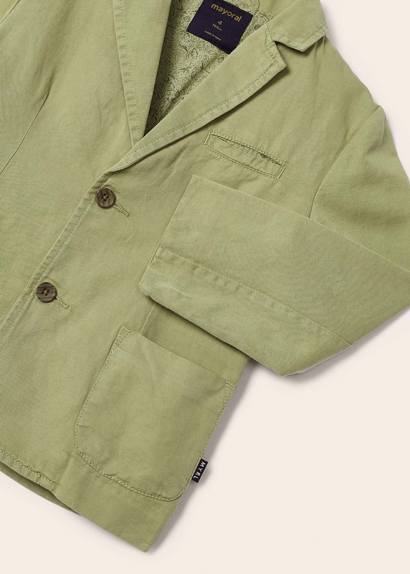 Blazer de linho para meninos