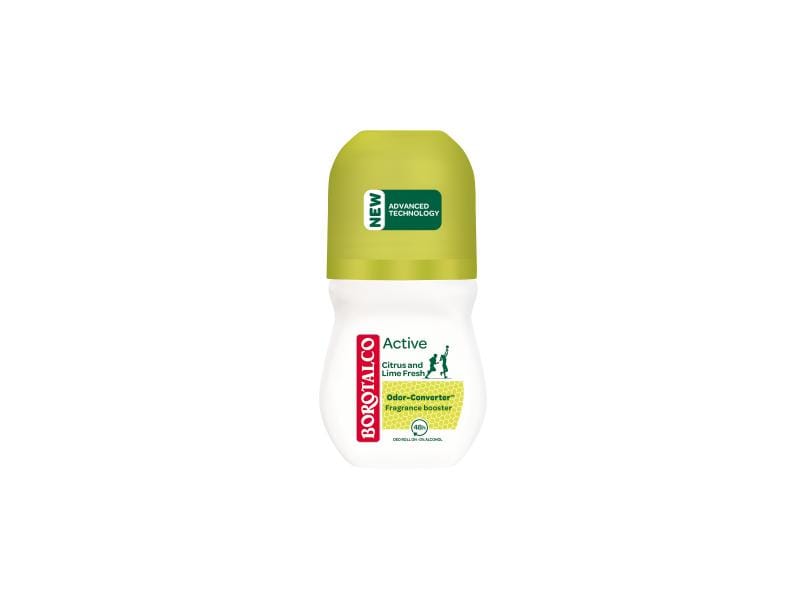 Borotalco Deo Roll-on Active Green Fresh 50 ml Zuverlässiges Deo bietet langanhaltenden Schutz vor Gerüchen
