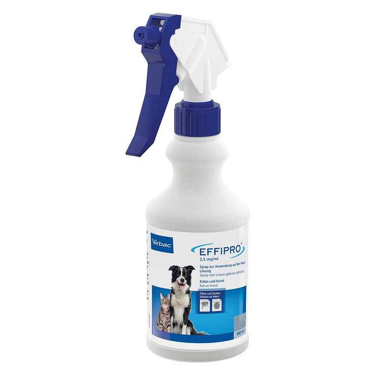 Effipro 2,5mg/ml vet. Spray zur Anwendung auf der Haut, 500 ml