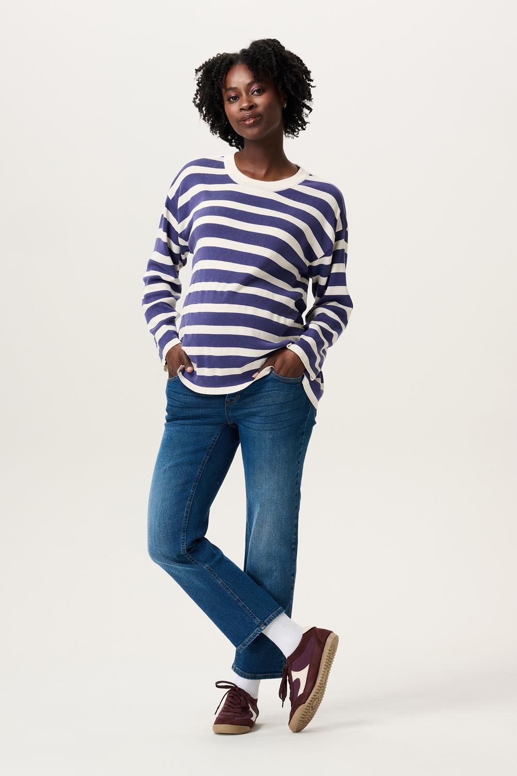 Noppies Maternity Longsleeve Arendal - Skipper Blue