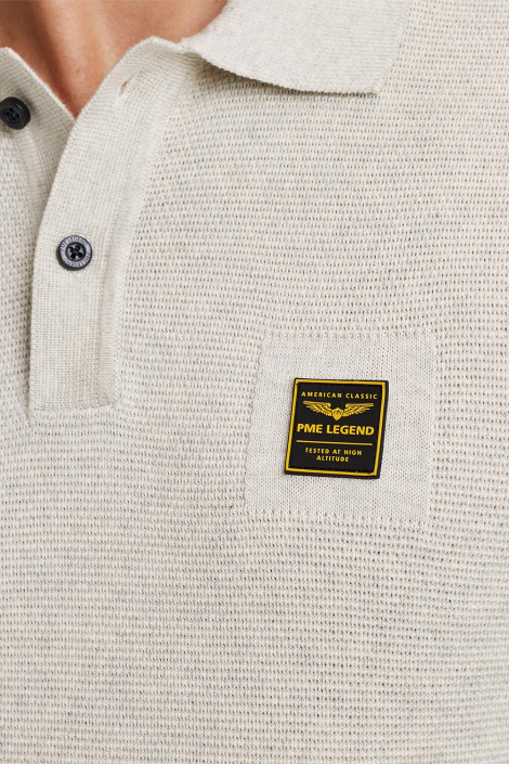 PME legend ecru heren polo