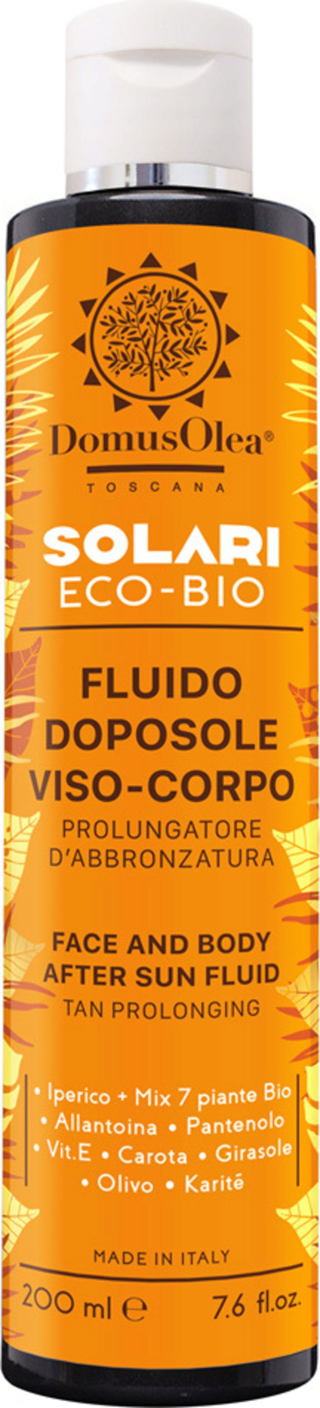 Domus Olea Toscana  After-Sun Fluid Gesicht & Körper, 200 ml