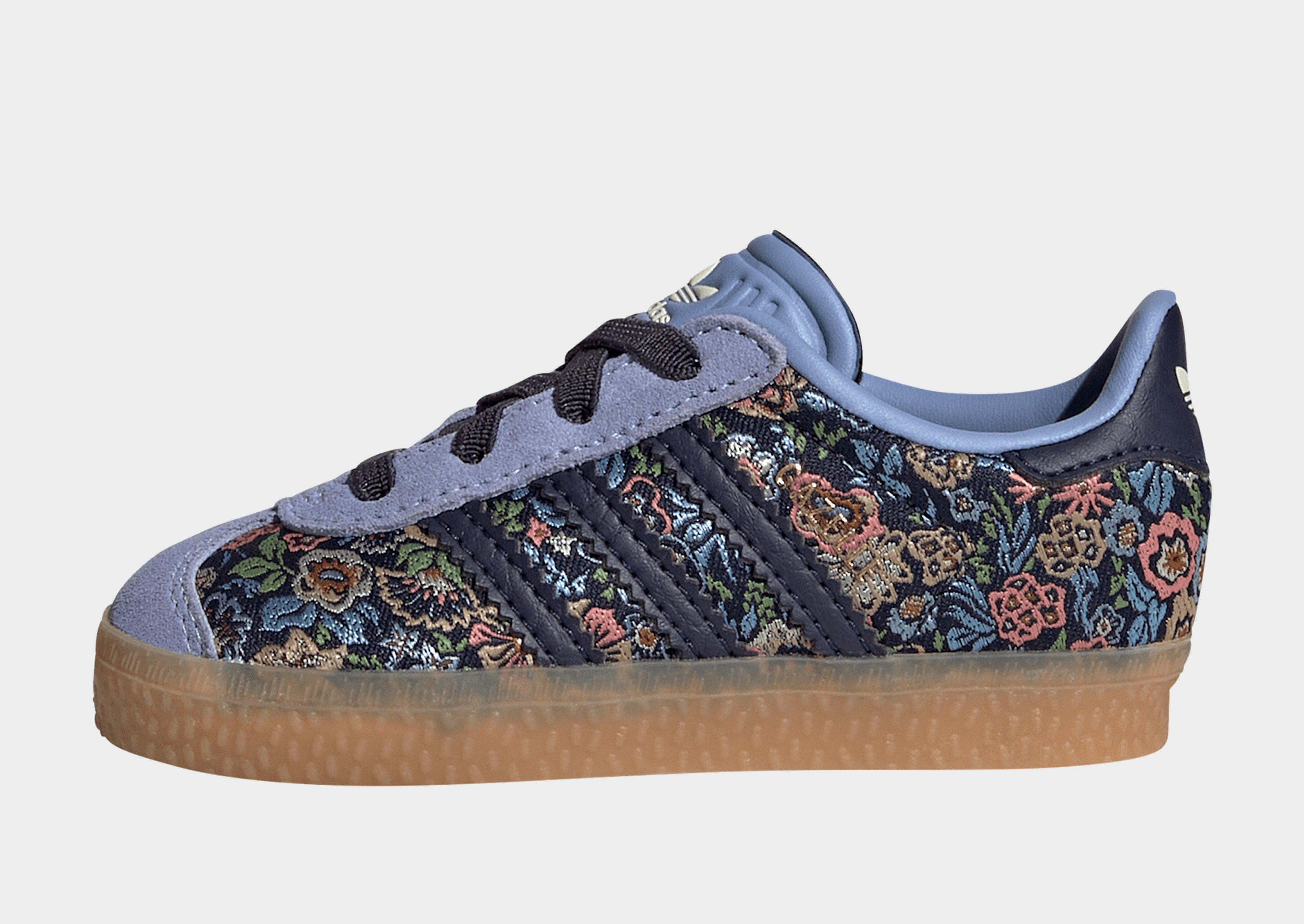adidas Chaussure à lacets élastiques Gazelle x Liberty London Comfort Closure Enfants