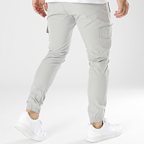Pantalon Cargo Gris Clair