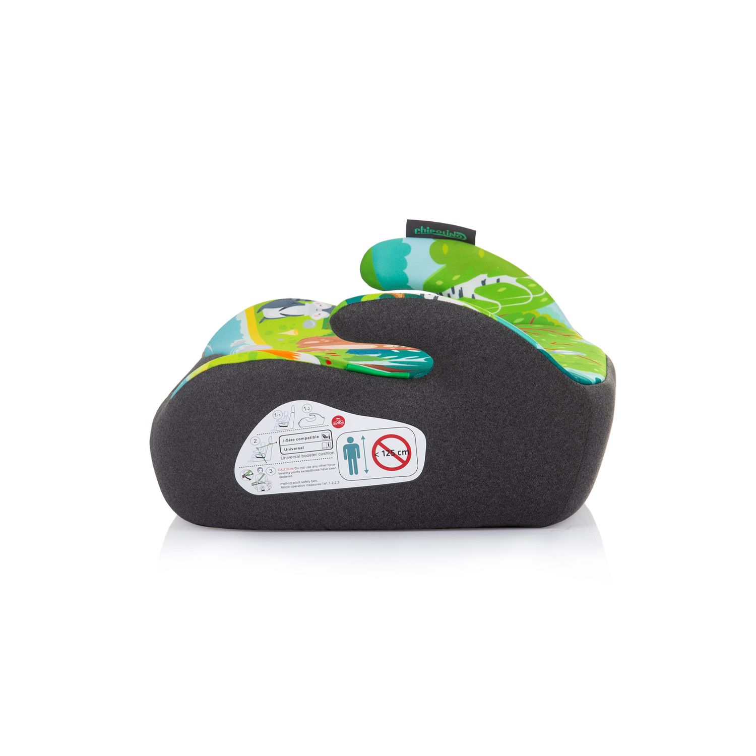Chipolino Kindersitzerhöhung i-Size Uty (125-150cm) Gruppe 3, Bezug waschbar grün