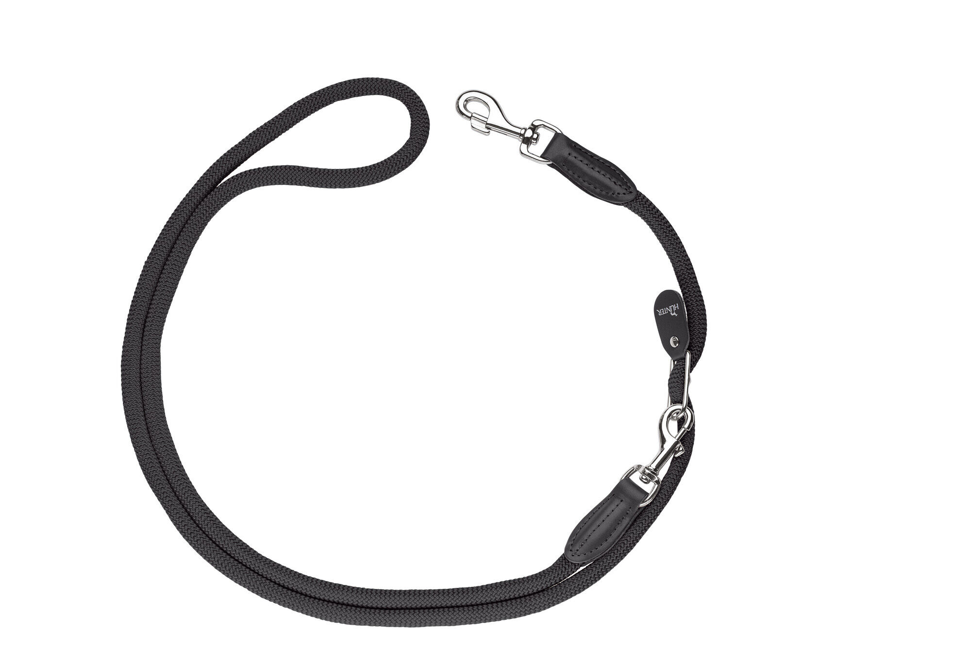 Hunter Vario Freestyle lijn - Hondenriem - Zwart - 200 cm