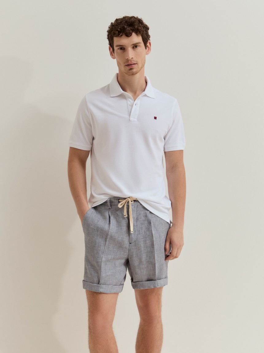 Polo piqué regular fit de algodão