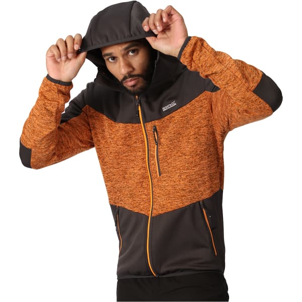 Veste polaire randonnée REGATTA CADFORD V ORANGE PEPPER/ASH