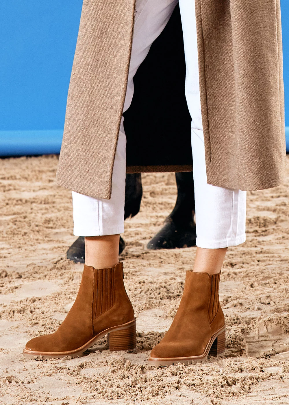 BOOTS IRLANDAIS VELOURS CAMEL