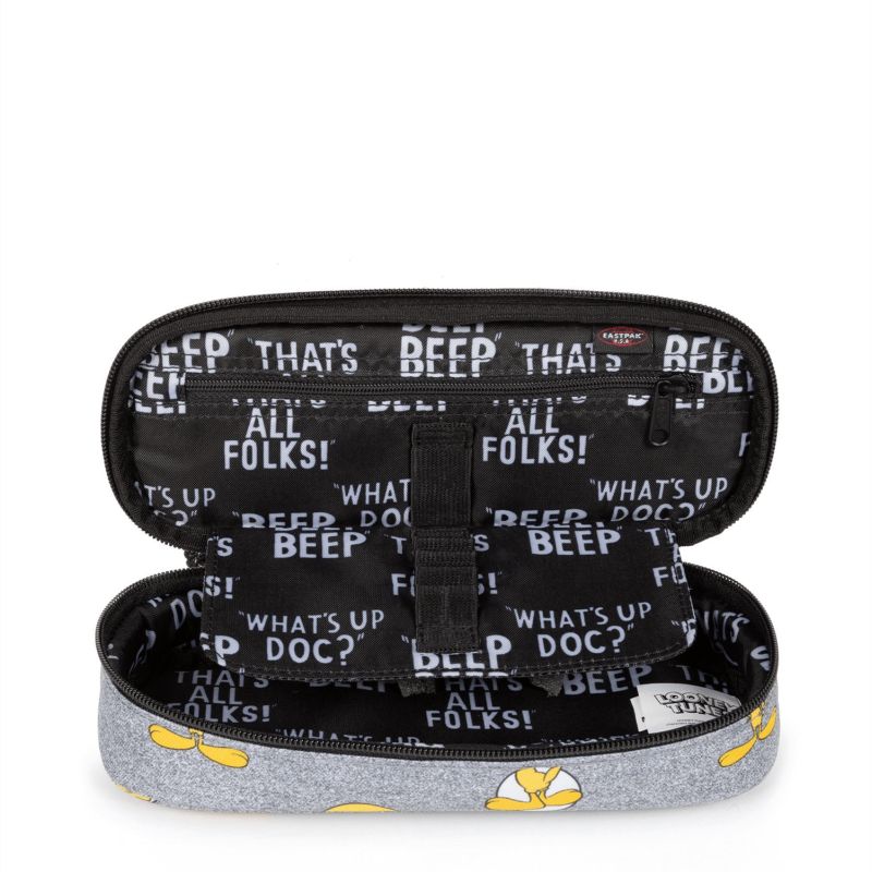 Trousse Oval 22 cm Tweety Grey